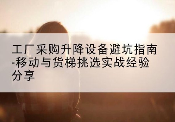 镇原移动式升降机怎么选-工厂采购升降设备避坑指南-移动与货梯挑选实战经验分享